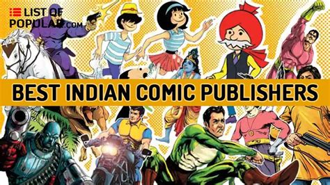 Top 10 Best Indian Comic Books Publishers List Of Popular