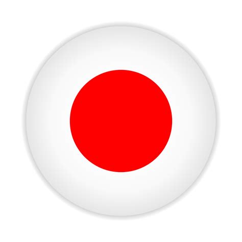 Bandera Redonda De Japón Ilustración Vectorial 14635886 Vector En Vecteezy