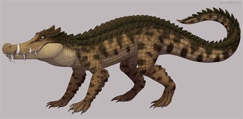 Kaprosuchus Saharicus The Galloping Dinosaur Eating Crocodile