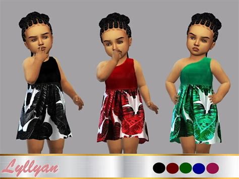 Dress Patricia Toddler By Lyllyan At Tsr Sims 4 Updates