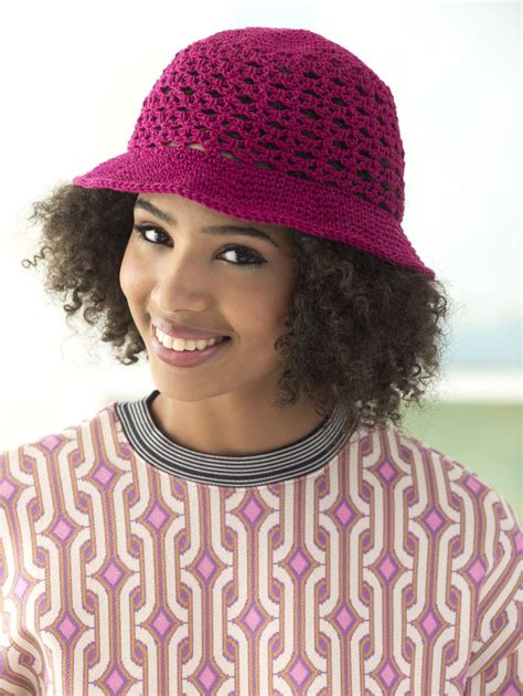 Boardwalk Brimmed Hat Crochet Crochet Hats Crochet Hat With Brim
