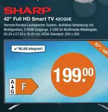 Sharp 42 Full Hd Smart Tv 42cg3e Angebot Bei V Baumarkt 1Prospekte De