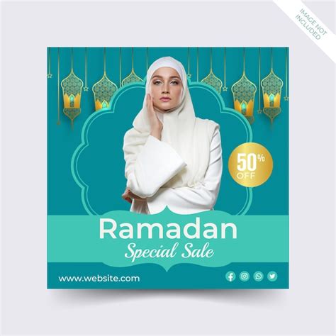 Premium Vector Ramadan Sale Social Media Post Web Promotion Banner