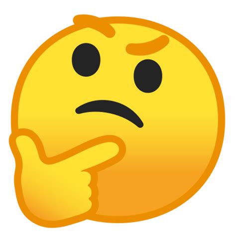 Download High Quality Thinking Emoji Transparent Question Transparent