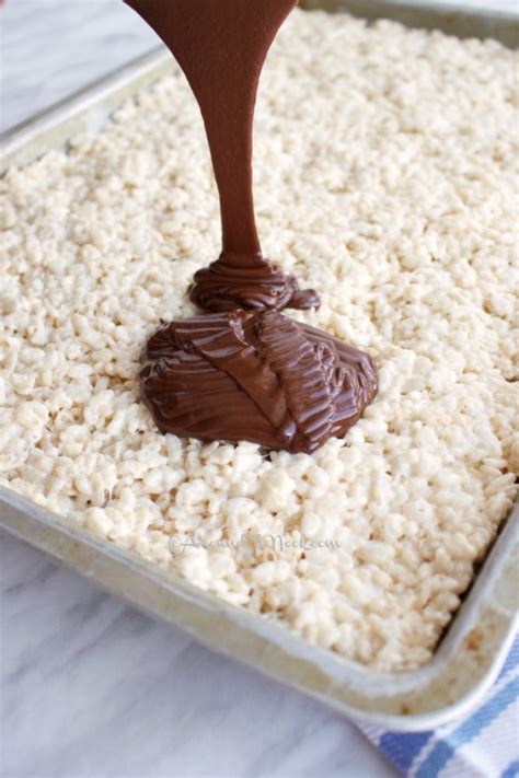 Chocolate Covered Rice Krispie Treats Around The Nook