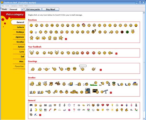 Download Emoticons Mail