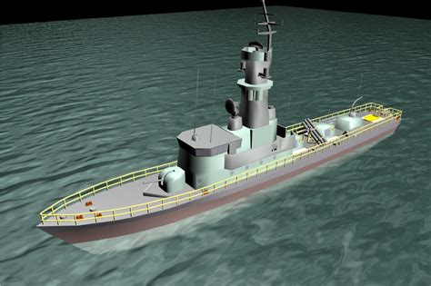 Torpedo Boat Model Cheap 3d Model Cgtrader