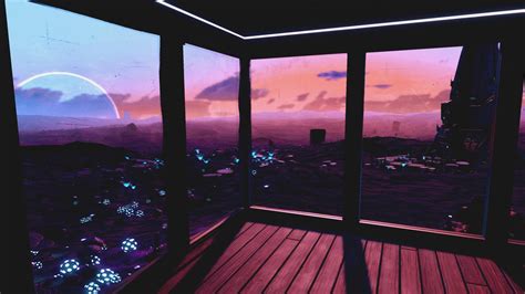 The Sunrise View From Inside My Base Nomansskythegame