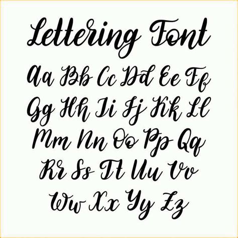 Hand Lettering Alphabet Vorlagen 11 Lösungen Sie Müssen Es Heute