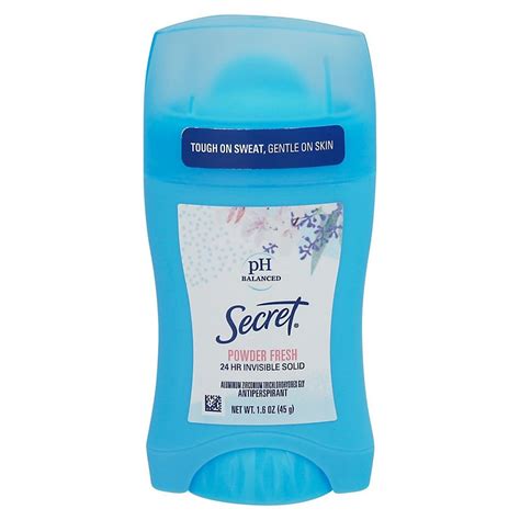 Secret Invisible Solid Antiperspirant And Deodorant Powder Fresh