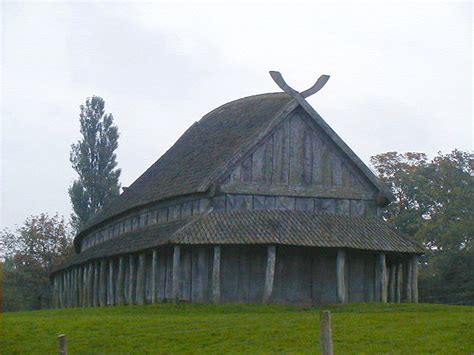 Typical Viking Farmhouse Type Used In Jutland Zealand And Nothern