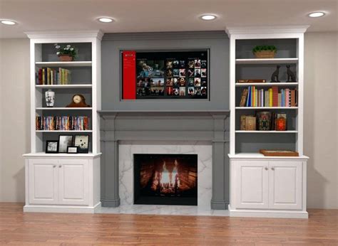 20 Built In Bookcases Next To Fireplace