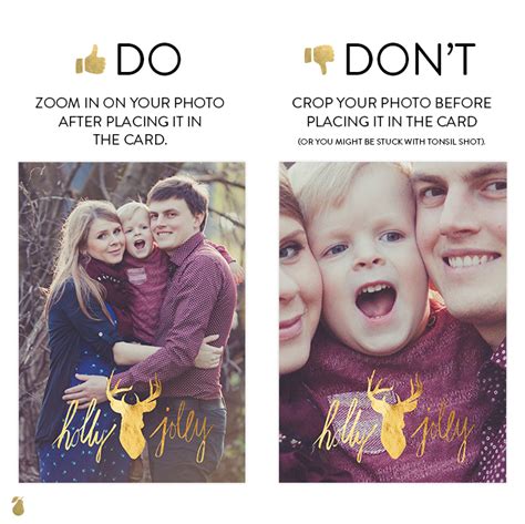 The players of the game have two discard piles each, and can put both the cards down. 6 Do's and Don'ts of Christmas Cards | Pear Tree