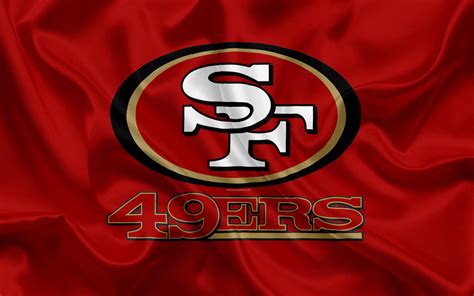Download San Francisco 49ers Nfl Team Logo Wallpaper | Wallpapers.com