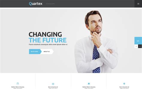 Business And Services Responsive Wordpress Theme