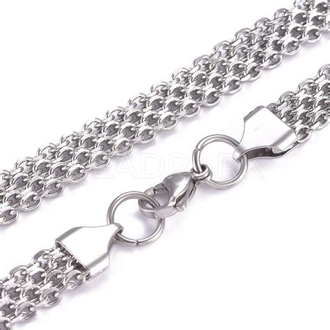 304 Stainless Steel Cable Chain Mesh Chain Necklaces