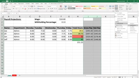 Hiding Unused Rows And Columns In Microsoft Excel Worksheet Excel Vrogue
