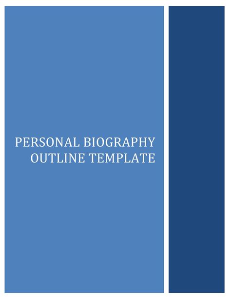 45 Biography Templates And Examples Personal Professional Biography