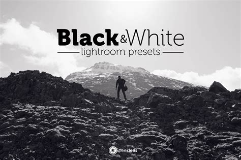 Transform your color photos into dramatic black and white images that stand out from the crowd. Black & White Lightroom Presets ~ Actions on Creative Market