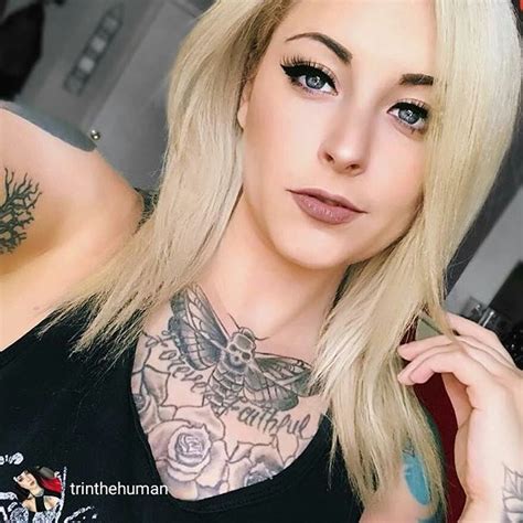 Loving The Blonde Version Of This Inked Babe Trinthehuman Sexyink