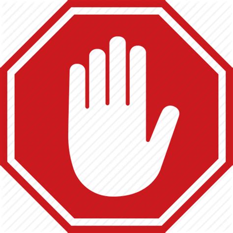 Download High Quality stop sign clipart hand Transparent PNG Images gambar png