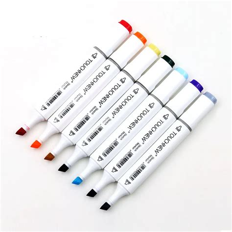 Touchnew 20pcs Free Combination Colors Art Marker Alcohol Based Copic