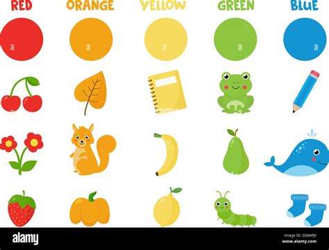 Collection Of Primary Colors Learning Colors Colorful Objects And