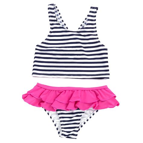 The Nautical Girl Swimsuit Is A Classic Combination Of Navy And White