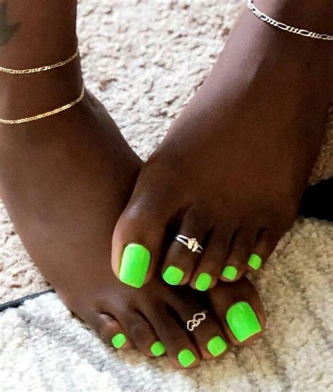 Mani And Pedi Mani Pedi Acrylic Toe Nails Green Toe Nails Cute