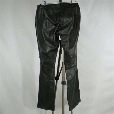 Extremely Rare Nbl Leather Pants With Leather Depop