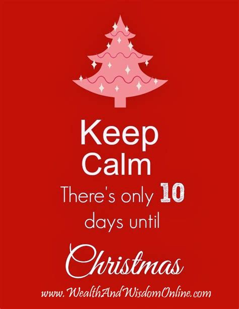 Countdown To Christmas Only 10 Days Left