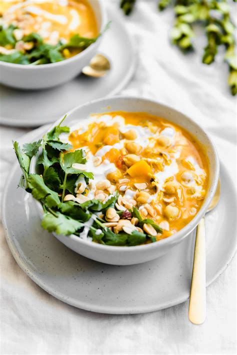 Can't wait to make it. Cooked on low heat for 2 hours, this thai-spiced coconut chicken chickpea sweet potato soup is ...