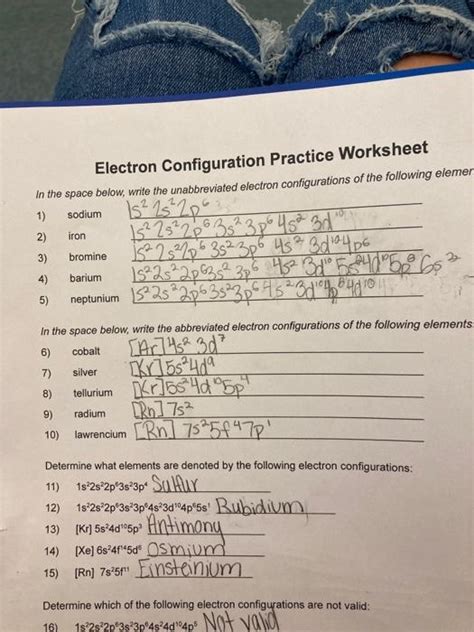 Entdecke rezepte, einrichtungsideen, stilinterpretationen und andere ideen zum ausprobieren. Electron Configurations Pacticew Worksheet With Key ...