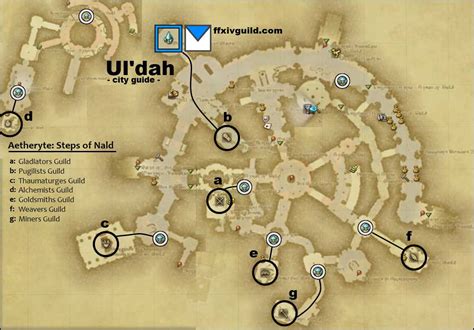 This alchemist leveling guide will hopefully make your journey to 60 quick and easy! FFXIV A Realm Reborn: Maps of City & Guilds! - FFXIV Guild