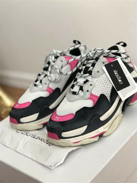 Shop the largest women's balenciaga sneakers selection online on stylemi. Balenciaga TRIPLE S Women's Sneaker in Pink/Black sz 37 ...