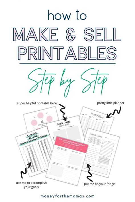 A Step By Step Guide On How To Make And Sell Printables In 2023