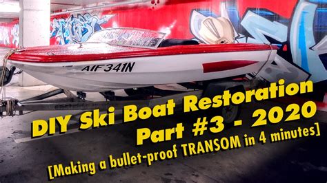 Building A Transom Diy Ski Boat Restoration 1964 Glastron Part 3