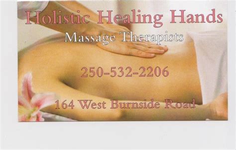 Holistic Healing Hands Massage And Beauty Therapists Esquimalt And View