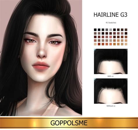 Gpme Gold Hairline G3 At Goppols Me Sims 4 Updates