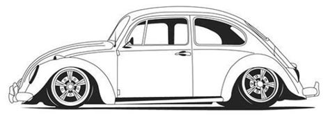 Volkswagen Beetle Sporty Coupe Coloring Page Auto Volkswagen