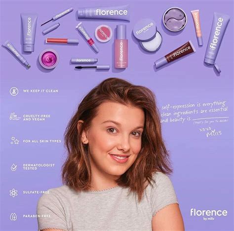 Millie Bobby Brown X Florence 💜 “florence” Is The Beauty Brand Of Mills