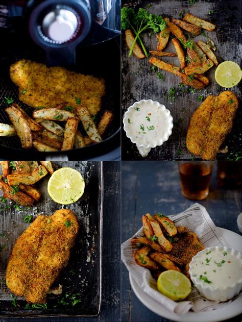 Flip and cook other side for 7 minutes. Fish & Chips With Tartar Sauce...The Airfryer Way | Air fryer recipes, Air fryer fish, Air fried ...