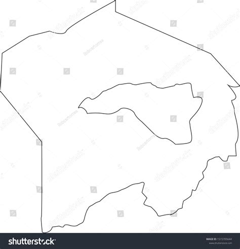 Roanoke County Map State Virginia Stock Vector Royalty Free