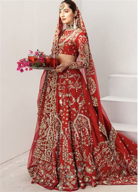 Baraat Shendi Bride Dress Inspo Red Bridal Dress Latest Bridal