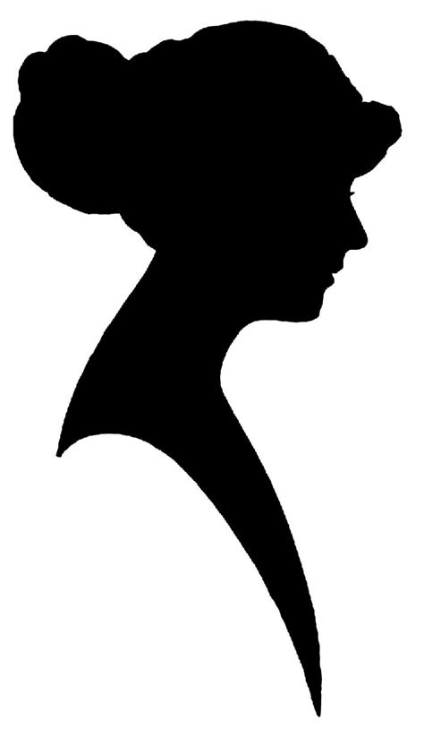 Free Silhouette Clipart Vintage Women Silhouette Clip Art