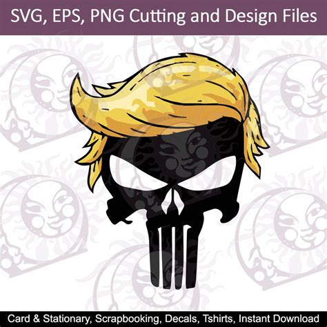 Punisher Trump Trumpisher Svg Eps Png Cutting And Etsy