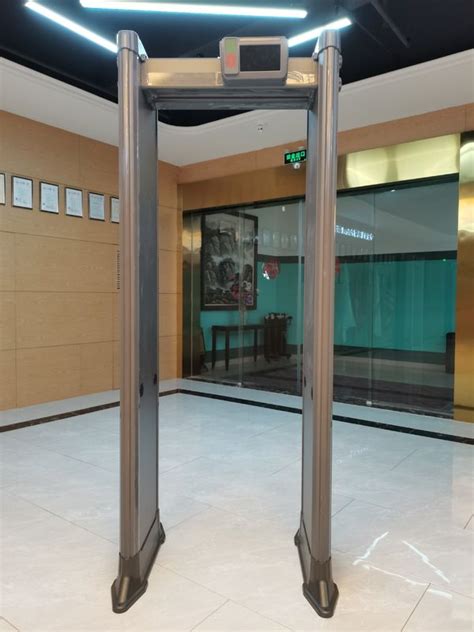 33 Zones Walk Through Metal Detector Gate High Precision Door Frame