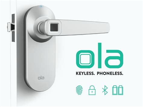 An Electronic Door Handle With The Word Al On It And Icons Below That