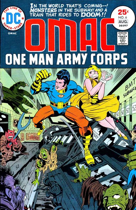 Omac 6 Jack Kirby Art And Cover Pencil Ink