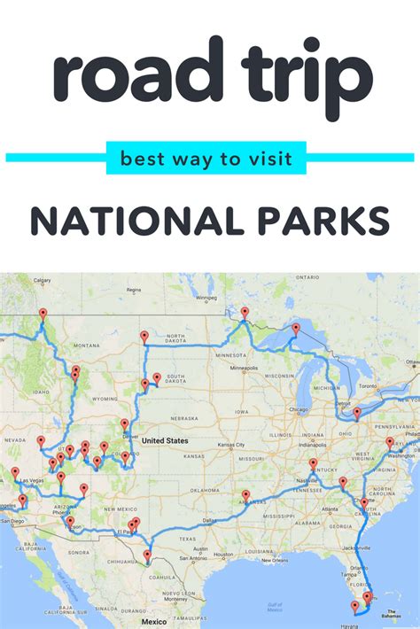 √ Us National Parks Road Trip